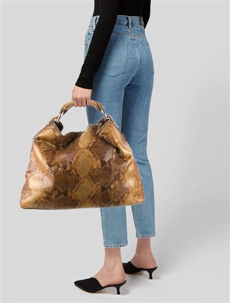 gucci python horsebit hobo|gucci large hobo handbags.